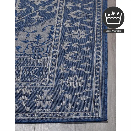 Miniatura 5 de FH Home Alfombra plana tejida para exteriores, impermeable, fácil de limpiar, resistente a las manchas, hilo de polipropileno de alta calidad, Amol