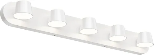 Miniatura 14 de URSOLA Luz de Tocador de Baño de 2 Luces, Accesorios de Iluminación de Pared LED Negros, Orientables Arriba y Abajo, Regulables, Accesorios