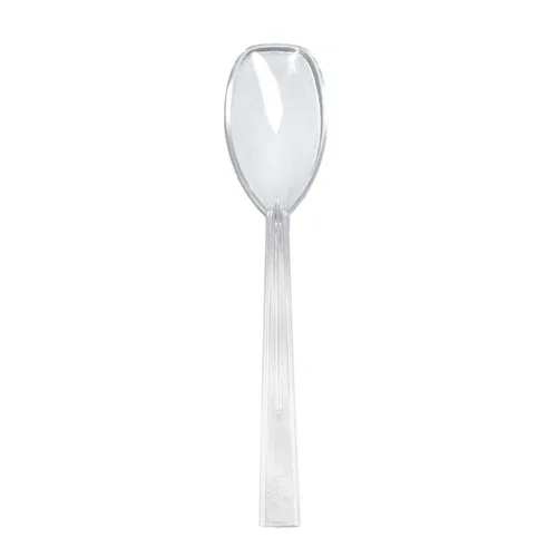 Party Essentials C9S-12/12 Cuchara de servir de plástico, 9-1/2" de longitud, transparente (caja de 144)