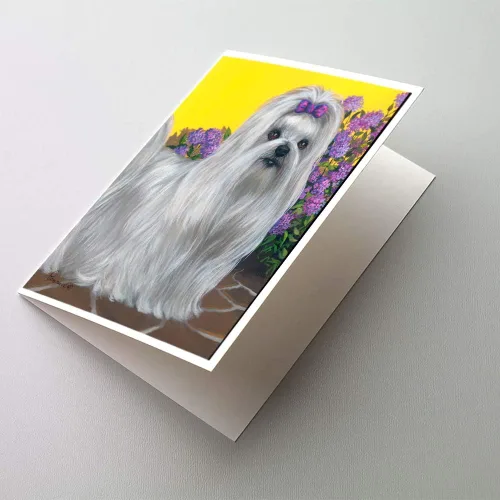 Miniatura 89 de Caroline's Treasures PPP3013GCA7P - Tarjetas de felicitación y sobres para mascotas de Basset Hound Teacher, paquete de 8 tarjetas en blanco