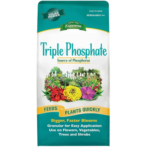 Miniatura 2 de Espoma Fertilizante triple fosfato 0-45-0, bolsa de 6.5 libras. Promueve el crecimiento de raíces y la floración en todas las plantas con flores