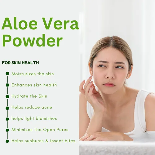 Miniatura 4 de Aloe Vera en polvo orgánico – 227 g (8 oz) Aloe Vera en polvo para cabello y cara Aloe Barbadensis AloeVera, cuidado natural del cabello