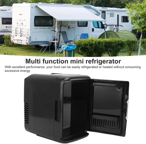 Miniatura 3 de Bewinner Mini refrigerador y calentador de latas de 4L y 6 latas, refrigeradores pequeños, congelador portátil para cuidado de la piel, refrigerador
