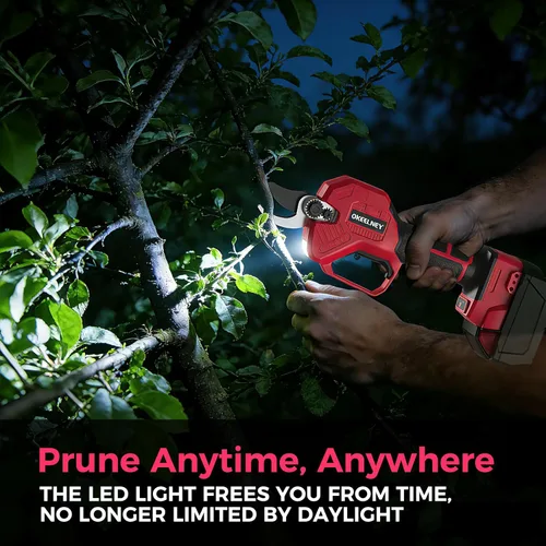 Miniatura 6 de Tijeras de podar eléctricas para batería Milwaukee M18, podadora inalámbrica sin escobillas con capacidad de corte de 1.4 pulgadas para podar