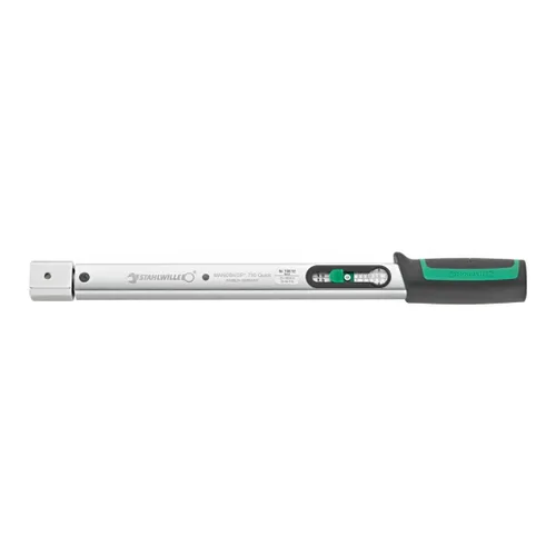 Miniatura 5 de Stahlwille Llave dinamométrica 730, tamaño a/5, 6-50Nm, inserto de 0.354x0.472 in, 12.402 in de largo, con soporte para herramientas de inserción