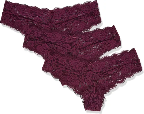 Miniatura 2 de Iris Lilly Ropa interior brasileña de encaje para mujer paquete de 3