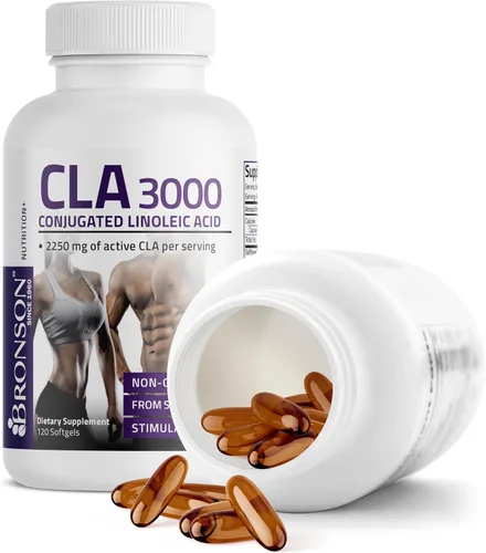 Miniatura 6 de ácido Linoleico Bronson CLA 3000,conjugado de potencia extra alta sin GMO, 1