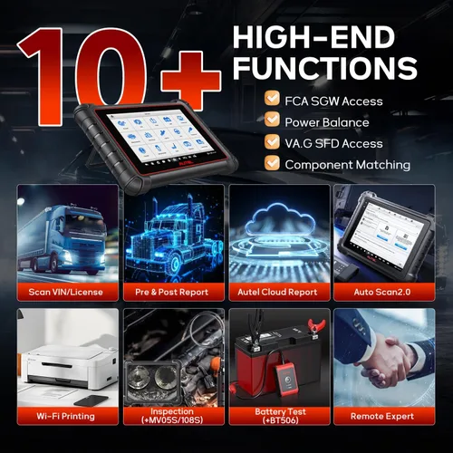 Miniatura 6 de Autel MaxiPRO MP900TS Escáner Actualización de MS906 PRO MS906TS MP900BT MK900-TS Herramienta de Programación y Diagnóstico de TPMS Igual que MS906