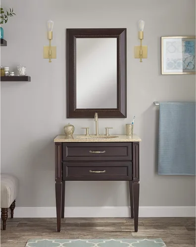 Miniatura 4 de Linea di Liara Berbella - Aplique de pared dorado moderno, aplique de pared para baño, apliques de pared para pasillo, lámpara de pared