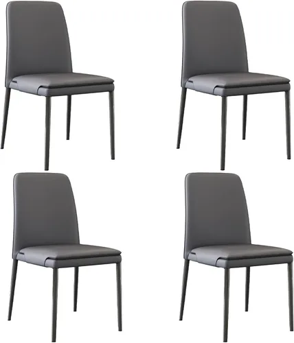 Miniatura 14 de Sillas de cocina de comedor, sillas de comedor con patas de metal, sala de estar, comedores apilables, silla de cocina, silla de comedor al aire