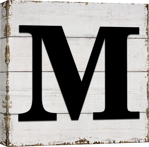 Miniatura 24 de wall26 Lienzo decorativo para pared, letras inglesas, fondo de madera, decoración de pared para el hogar, dormitorio, sala de estar, cuadros