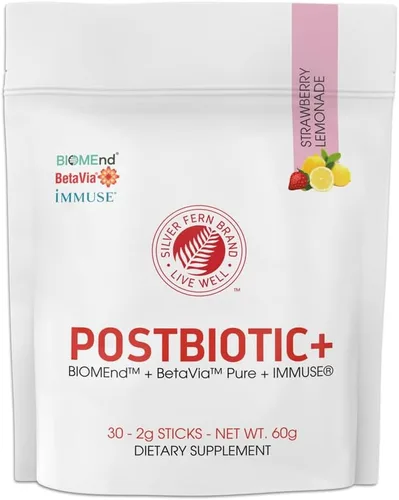 Miniatura 5 de Silver Fern Brand Postbiotic+ - Suplemento postbiótico con BIOMend™, BetaVia™ e Immuse® - Apoya el equilibrio del microbioma intestinal