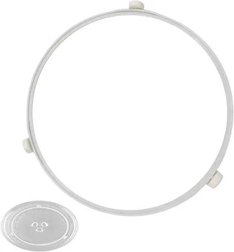 Anillo giratorio de microondas WB06X10705 de 9.53 pulgadas para microondas GE, rodillo de anillo giratorio, soporte de bandeja de horno de