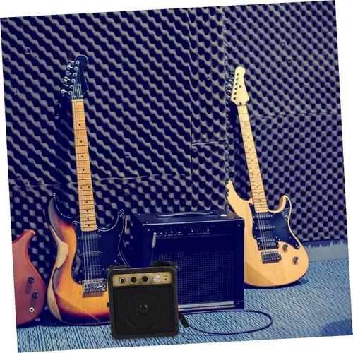 Miniatura 5 de TOYANDONA Mini amplificador de guitarra eléctrica portátil, amplificador de práctica pequeño con sonido nítido y fuerte para guitarras acústicas