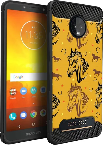 Miniatura 11 de CasesOnDeck Funda compatible con [Motorola Moto Z3 Play Moto Z3] Moto Z3 Design, funda delgada negra flexible y elegante protección contra golpes