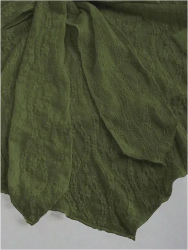 Miniatura 5 de SHENHE Top halter de encaje para mujer, nudo frontal, espalda descubierta, asimétrica, Y2k, coqueta, sin espalda, para salir