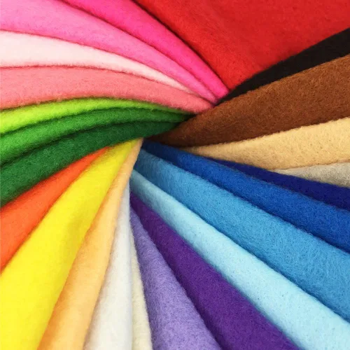 24 unidades, frazada de 1.4mm de espesor de tela de fieltro suave de diversos colores, colcha de fieltro con retazos de cuadrados cosidos y no
