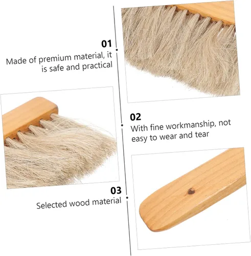 Miniatura 5 de SUPVOX Cepillo de abeja resistente con mango de madera para apicultores para mantenimiento de colmenas