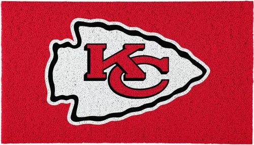 Miniatura 7 de Team Sports America Tapete de entrada de la NFL 28 x 16 pulgadas Escotilla cruzada en relieve Parte trasera antideslizante Decoración