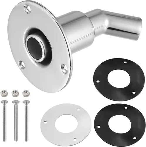 Accesorio de tubo de escape a través del casco, acero inoxidable de 0.996 pulgadas (0.945 in), tubo de escape 316 a través del casco, accesorios con