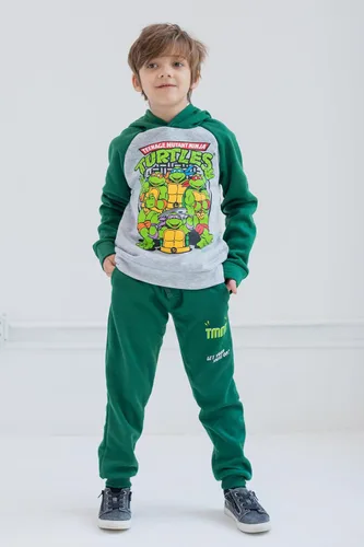Miniatura 5 de Teenage Mutant Ninja Turtles Conjunto de sudadera con capucha y pantalones de forro polar, tallas para niños pequeños y grandes (2T - 18-20)