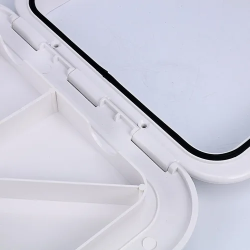 Miniatura 7 de Amarine Made Marine Deck Hatch Boat Deck Hatch Access Hatch & Lid 14-1/2" X 14-5/8" - White - 370mmx375mm