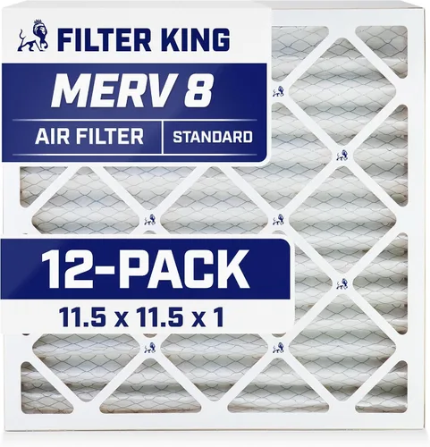 Miniatura 61 de Filter King Filtro de aire de 5.88 x 12.13 x 1 (MERV 8) (paquete de 12) filtros de horno de CA para control de polvo y alergias, fabricados en EE.