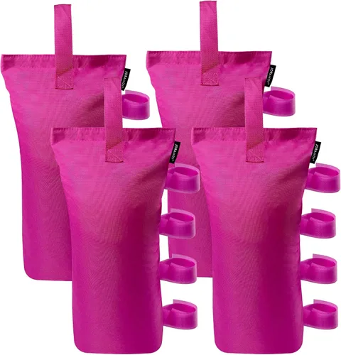 Miniatura 10 de Joramoy Bolsas de peso resistentes (120 libras) para tienda de campaña desplegable, bolsas de arena para toldo de pierna, bolsas de arena