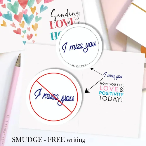 Miniatura 5 de Tarjetas de felicitación con sobres, 24 tarjetas de felicitación con diseños únicos y palabras inspiradoras, las tarjetas de aliento perfectas