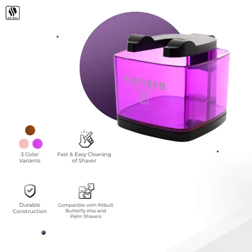 Miniatura 2 de SKULL SHAVER Soporte de enjuague Butterfly Platinum - Púrpura