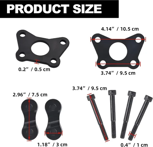Miniatura 3 de Elevador de manillar para Can-Am Spyder F3 (todos los años)/RT (2020+), kit elevador de manillar de aluminio ajustable para accesorios Can-Am RT/F3