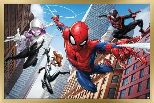 Miniatura 7 de Trends International Marvel Comics - Póster de pared de Spider-Man - Web Heroes, 22.375 x 34 pulgadas, versión sin marco
