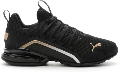 Miniatura 5 de PUMA Tenis Axelion para mujer, oro negro, 7.5, Puma Negro-puma Oro