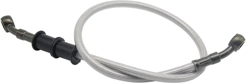 Miniatura 15 de Línea de freno de motocicleta, manguera de freno de acero inoxidable, embrague de freno de acero trenzado para motocicleta, paquete de 1, línea