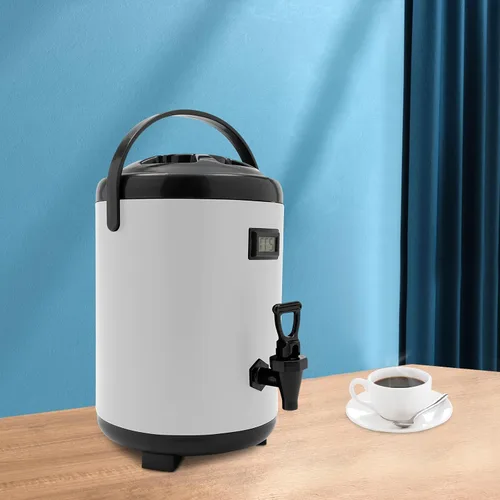 Miniatura 14 de Dispensador de bebidas calientes, dispensador de bebidas con aislamiento de acero inoxidable, dispensador de bebidas frías y calientes