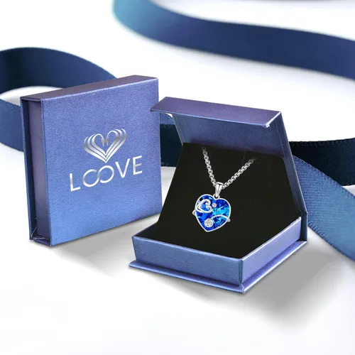 Miniatura 159 de Collar de alas de ángel de plata de ley 925, ángel de la guarda, enfermera RN caduceo, dije de ángel de cristal, joyería de regalo para mujer