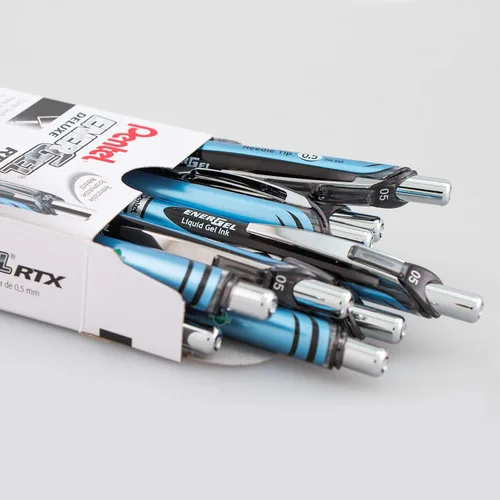 Miniatura 2 de Pentel EnerGel Deluxe RTX - Bolígrafo de gel líquido retráctil Negro
