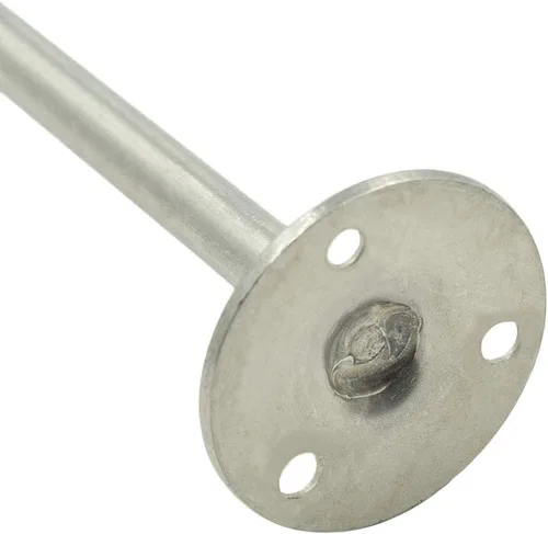 Miniatura 5 de Tope de puerta extra largo para montaje en pared con punta de goma de 9.843 in/10 de longitud total, paquete de 2