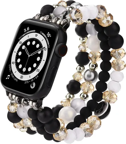 Miniatura 10 de CAGOS Bracelet Beaded Compatible with Apple Watch Band Series 11/10/9/8/7/6/5/4/3/2/1 SE 38mm 40mm 41mm 42mm 44mm 45mm 46mm, Cute Handmade Fashion