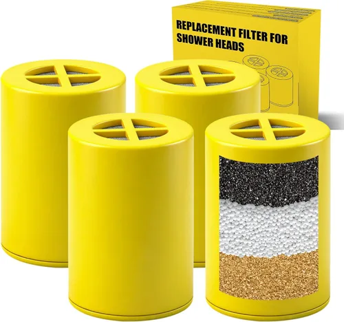 Miniatura 8 de Filtro de ducha de repuesto compatible con filtro Afina para ducha y filtro de ducha, para agua dura, elimina cloro y otras impurezas, paquete de 1