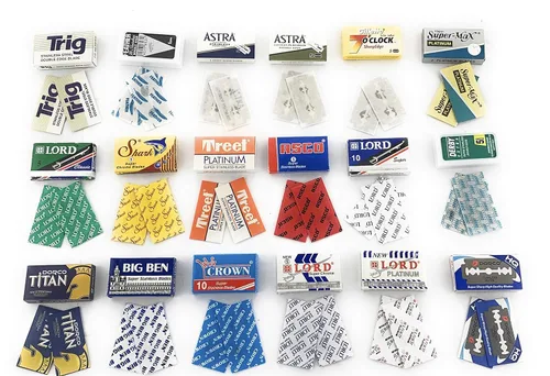 Miniatura 2 de Cuchillas afiladas GENTS y tarro de polvo estíptico, detiene el sangrado de afeitado y cortes que alivia la piel y los poros después del afeitado
