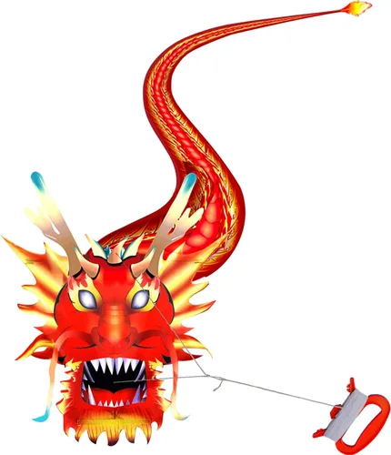 Miniatura 7 de HENGDA KITE Legendary Dragon Kite,for Kids and Adults,Easy to Fly,Excellent Fabric and Structure Design,Suitable for Square, Beach, Grass