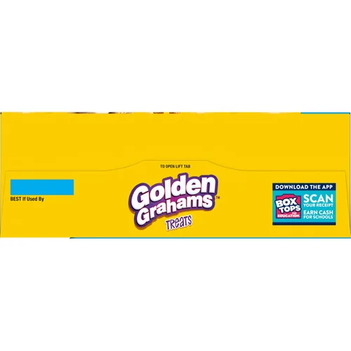 Miniatura 7 de Golden Grahams Barritas de cereales, S'mores, barras de aperitivos, paquete económico, 16 unidades, 16.96 onzas (paquete de 4)