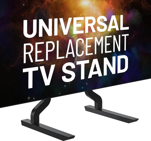 ECHOGEAR Soporte de TV de repuesto premium para pantallas de 55"-86" - Pies en ángulo que proporcionan estabilidad universal para televisores QLED y