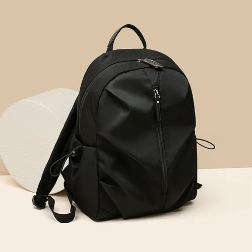 Miniatura 4 de LAORENTOU Backpack For Women Waterproof Backpack Purse Lightweight Travel Backpack Sports Backpack Nylon Backpacks (01 Black)