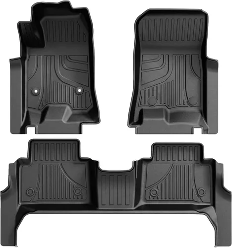 Miniatura 13 de AOMSAZTO Alfombrillas para piso para Chevy Malibu 2016-2025 - Protección para todo tipo de clima para la 1ª y 2ª fila, forro para automóvil