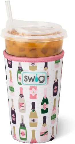 Miniatura 9 de Swig Life Coolie de Taza Helada Mediana, Funda Aislante de Taza de Café Helado de Halloween de 22oz con Asa, Coolie Aislado de Neopreno Mantiene