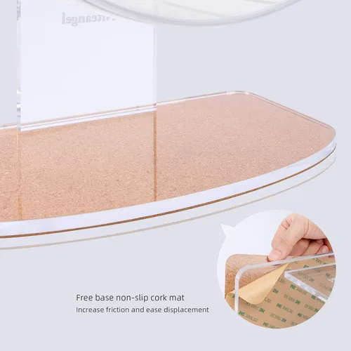 Miniatura 9 de Niteangel - Ruedas de ejercicio supersilenciosas para hámster, con soporte ajustable, para ratones, jerbos u otros animales pequeños