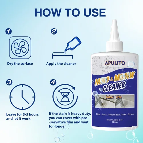 Miniatura 5 de APULITO Gel doméstico eficaz para baño ducha azulejos lechada fregadero limpieza