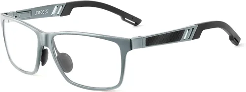 Miniatura 11 de JM Al-Mg - Lentes de metal con bloqueo de luz azul para hombres y mujeres, antiluz azul, para computadora, alivian la fatiga ocular y la protección
